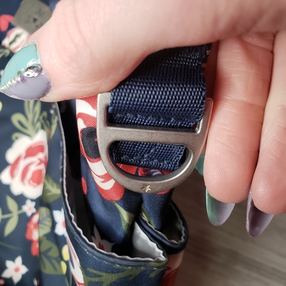 Jujube Encore Tote Midnight Posy NEW Diaper Bag Insulated Changing Pad Straps - Picture 6 of 14